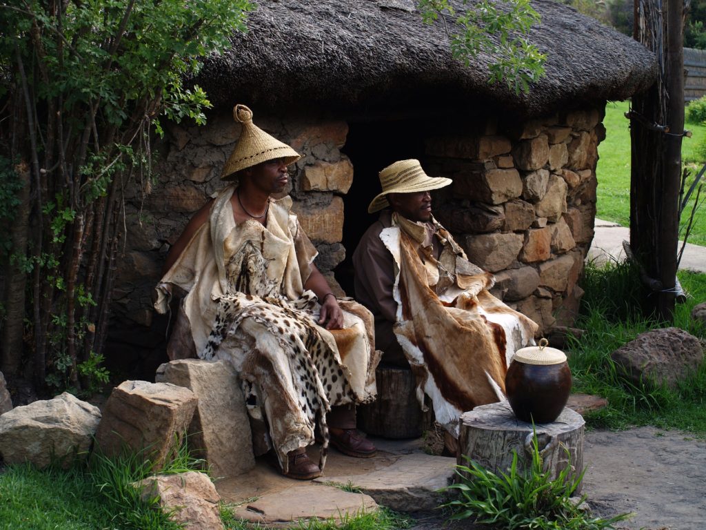 African men sitting
