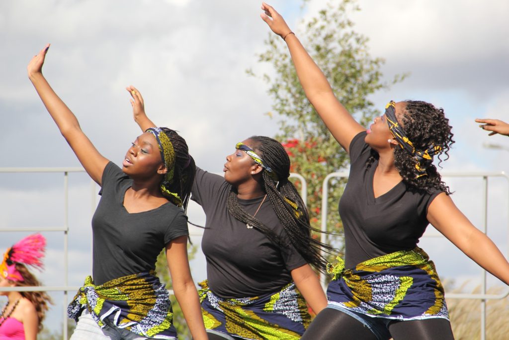 Ladies dancing