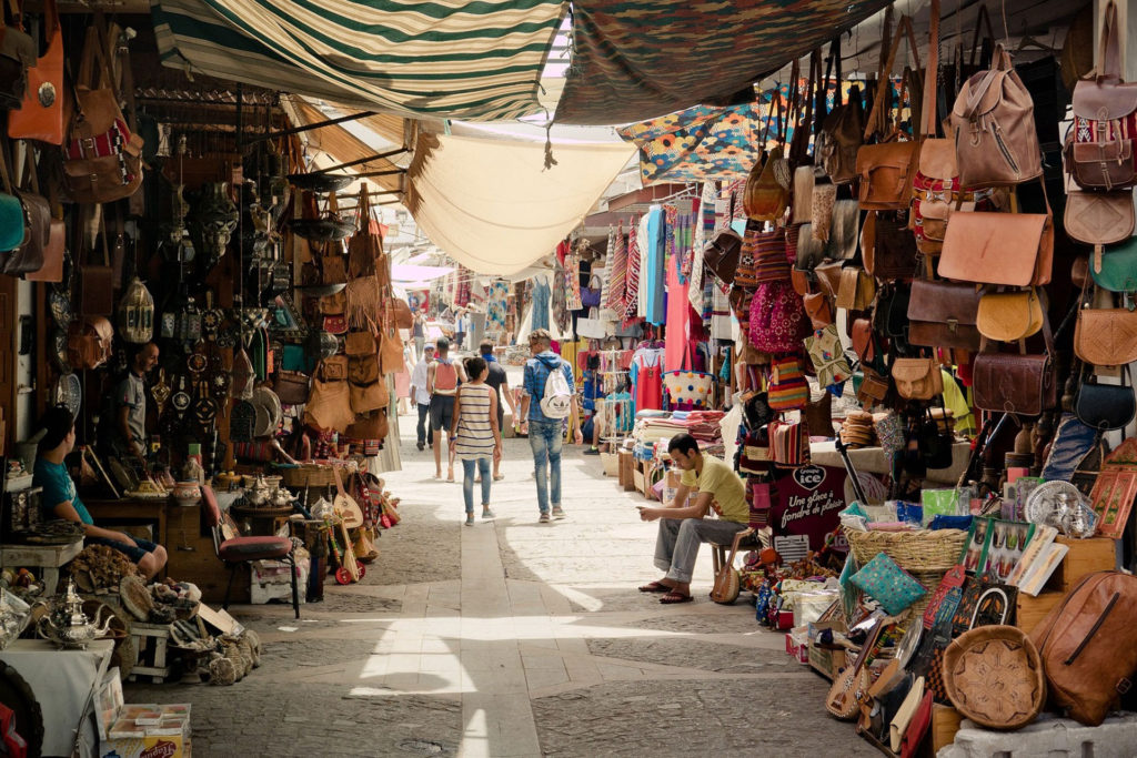 Souk market Morocco