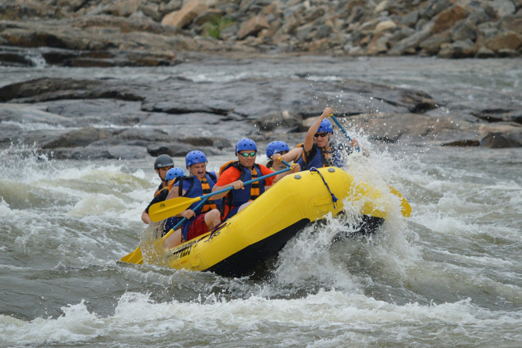 Rafting whitewater